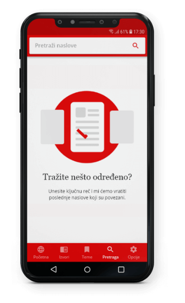 K7 Tech Novine Srbija App Pretraga